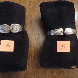 Beautiful William Rogers Silver Plate Spoon Handle Bracelet Early 1900's Retro